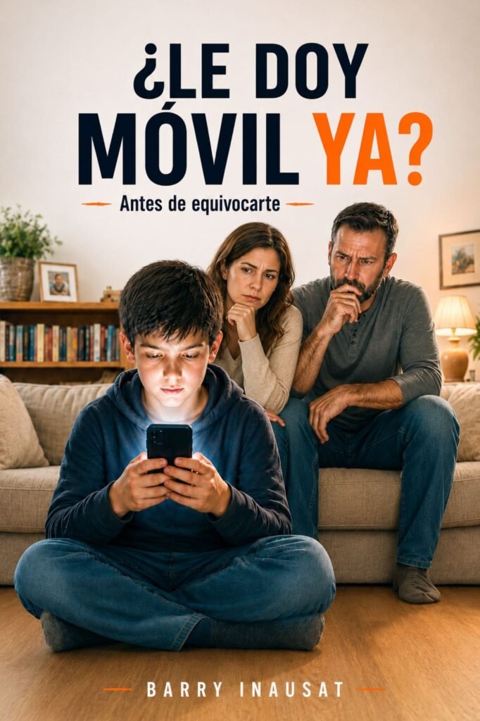 Portada del libro ¿Le doy móvil ya? de Barry Inausat