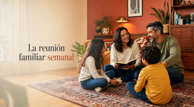 La reunión familiar semanal: el ritual de 15 minutos que mantiene la cultura de casa