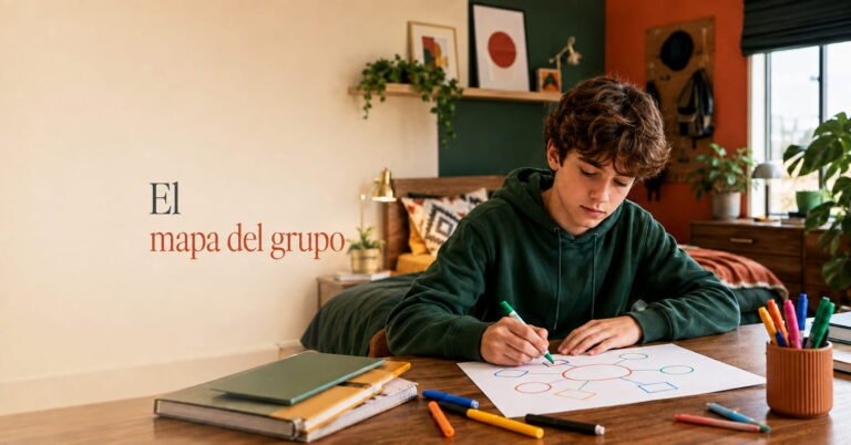 El mapa del grupo: cómo ayudar a tu hijo a ver su círculo social sin sentirse juzgado