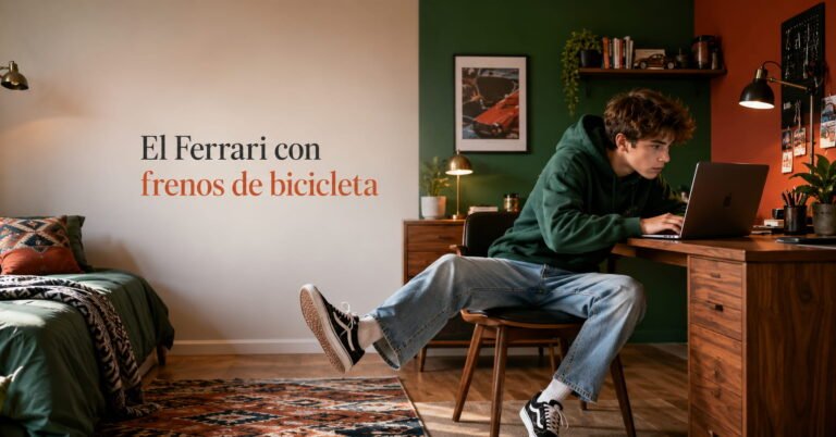 El Ferrari con frenos de bicicleta: por qué tu hijo adolescente es brillante y alocado a la vez