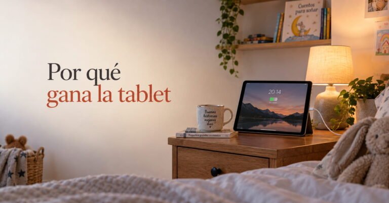 Por qué gana la tablet aunque insistes en que lea: el entorno hace el trabajo silencioso