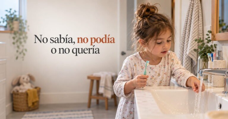 No sabía, no podía o no quería: el filtro que cambia cómo ves la «desobediencia» de tu hijo